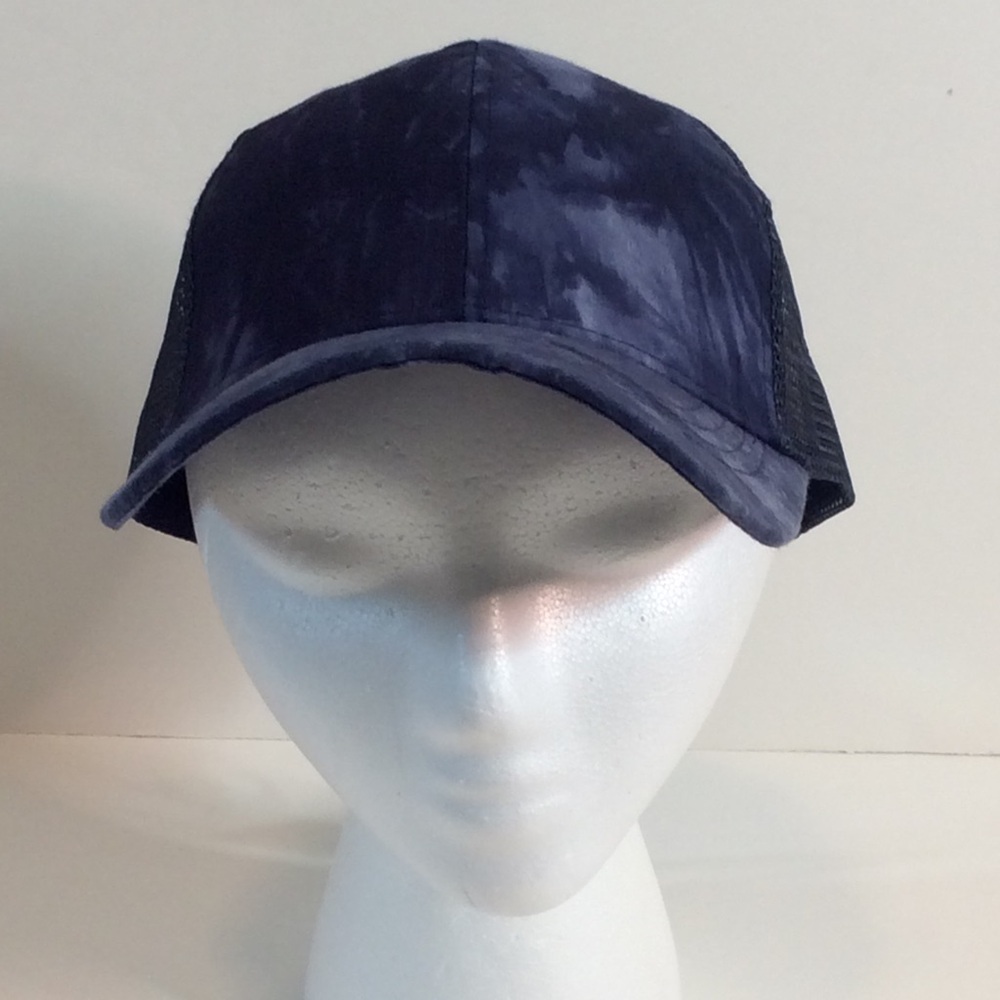 C.C Tie Dyed Mesh Trucker Pony Hat